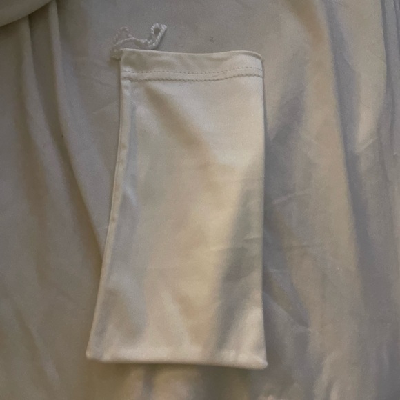 NWOT Authentic Yves Saint Laurent white sunglasses Pouch - Picture 3 of 4